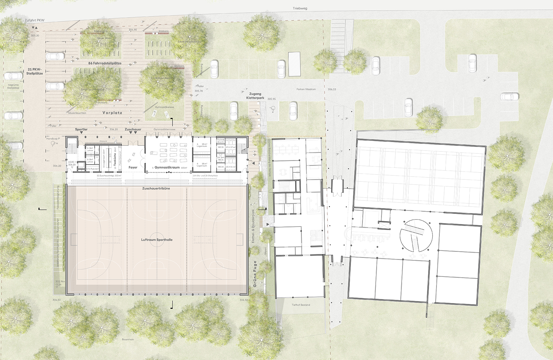 WB 3-Feld-Sporthalle Feuerbach
