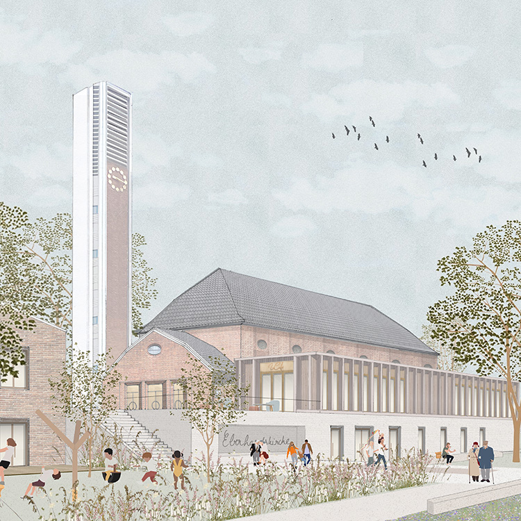 Neukonzeption Eberhardskirche und Wohnungsneubau